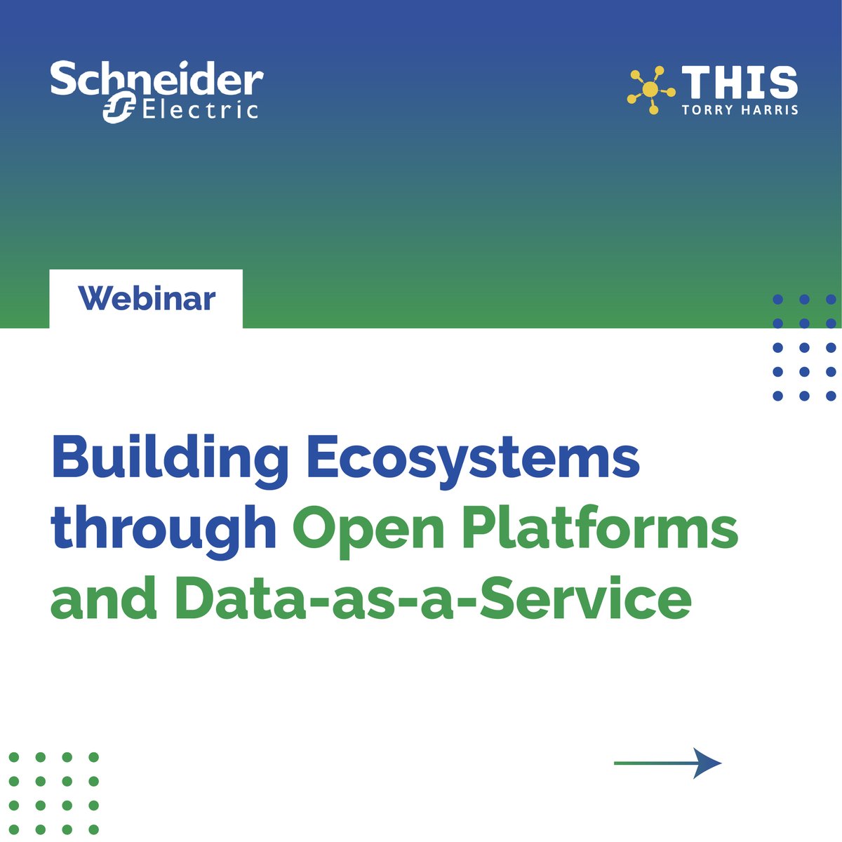 torryharris's tweet photo. Register for the webinar: https://t.co/oQRyj6oM38
Join Philippe Raffin from #Schneider Electric and Farooq Syed Mehboob from Torry Harris as they share insights on transforming businesses through #digitalmarketplaces, #API-driven ecosystems, and #DataAsAService.
#Webinar https://t.co/uEiRr0NHpa