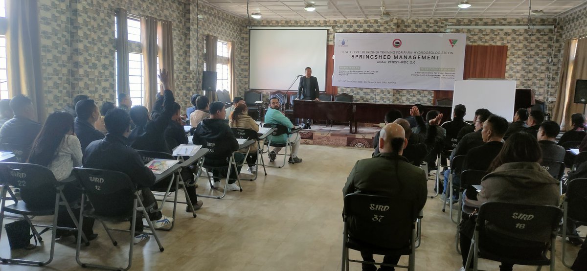 lrdgon's tweet photo. Ongoing 5 Days State Level Refresher Training for Para-Hydrogeologists on Springshed Management under PMKSY-WDC 2.0 which is organized by SLNA, Department of Land Resources, Nagaland
@CmoNagaland @DoLR_MoRD @mygovindia @MyGovNagaland @dipr_nagaland
(1/2) https://t.co/7qewv6FpUD