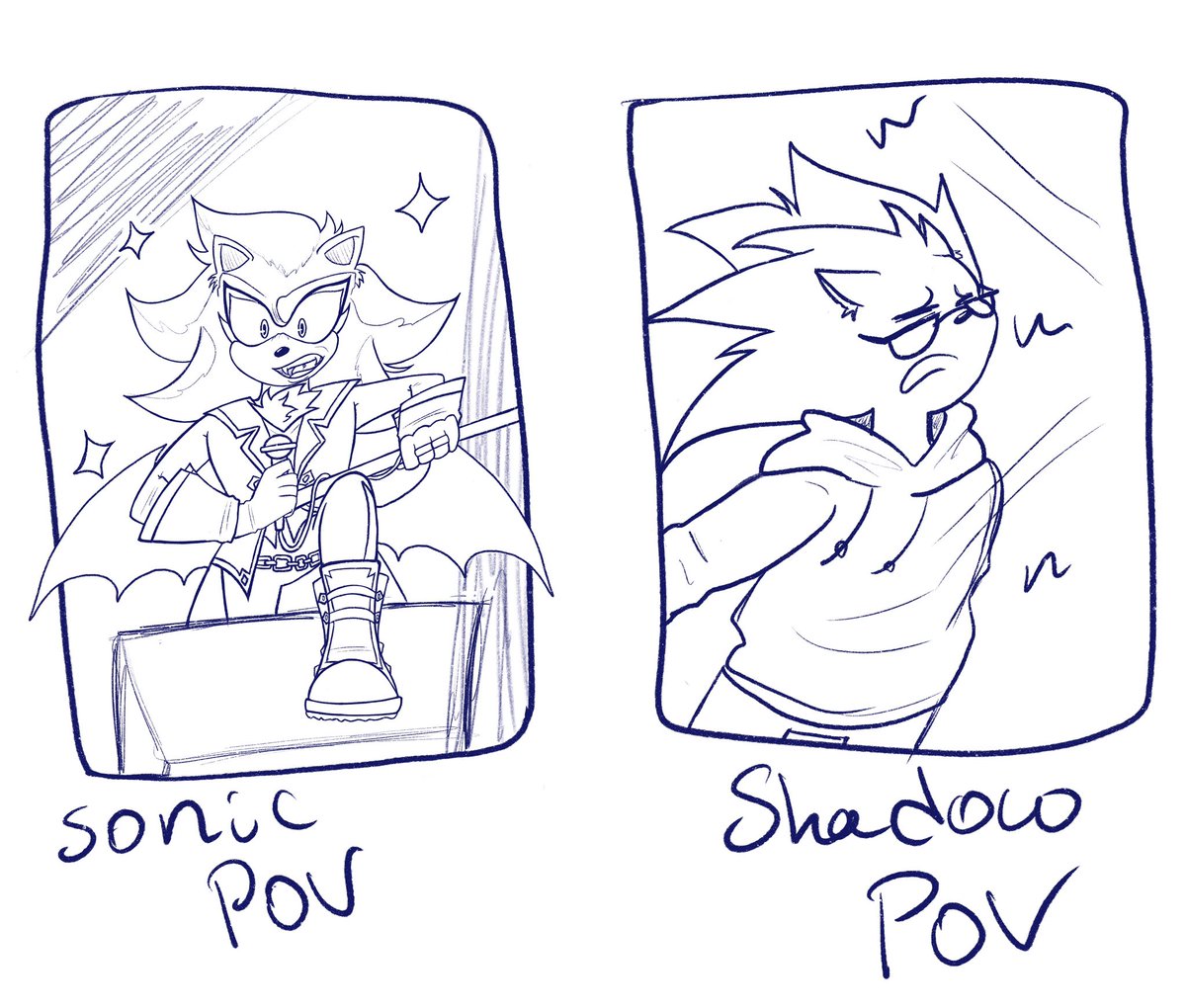RatholeOfficial's tweet photo. @Ca_mu_0322 Sonic POV: beautiful stunning show stopping never been done before this guy is so hot
Shadow POV: guy at rock concert with no earplugs gets turned into soup https://t.co/JJdjZuc0Gw
