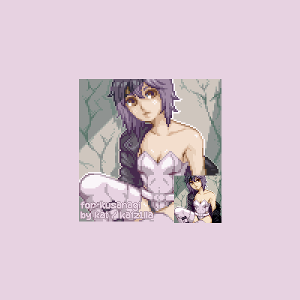 katz1lla's tweet photo. for kusanagi
#pixelart #pixelartist #ghostintheshell #motokokusanagi #furcadia https://t.co/W4kL7x3EKl