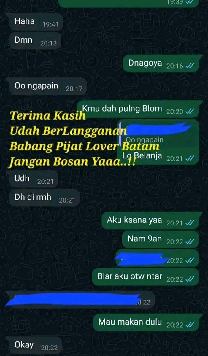 MasterM38563633's tweet photo. Halo Pria Dewasa Batam
Wa : https://t.co/AJTUDEjVZr

Yang Mau Urut dengan 
TERAPHYS URUT PRIA PROFEAIONAL..

Kembalikan Stamina &amp; Kebugaran
Tubuh anda.

KEPUASAN &amp; PRIVASI Prioritas UTAMA

#pijatpriabatam
#massagemanBatam
#urutlelakibatam
#urutbatinpriabatam https://t.co/KW6FmSqnm5