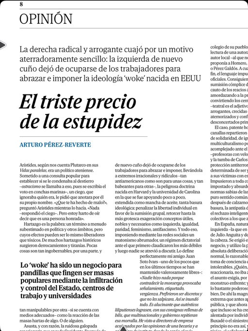 Pues eso.
Gracias a <a href="/elmundoes/">EL MUNDO</a> por abrirme hoy la puerta.