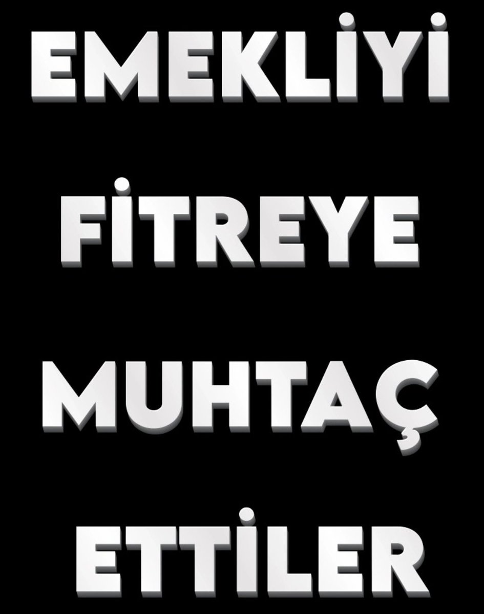 EYT-EF Ebru Coha (@ebrucoha1) on Twitter photo Emeklilere Verilen 14.469 TL
📌 Ne İnsanlığa
📌 Ne Vicdanlara
📌 Nede Merhamete Sığar
📌 Fitre Ve Zekat Sizin Ayibiniz
<a href="/isikhanvedat/">Prof. Dr. Vedat Işıkhan</a>
<a href="/_cevdetyilmaz/">Cevdet Yılmaz</a>
<a href="/memetsimsek/">Mehmet Simsek</a>
<a href="/RTErdogan/">Recep Tayyip Erdoğan</a>
<a href="/dbdevletbahceli/">Devlet Bahçeli</a>
#EmekliyiFitreyeMuhtaçEttiler
#5000KısmiyiMuhtaçBıraktılar
#pazartesi Adana Emeklilere Verilen 14.469 TL
📌 Ne İnsanlığa
📌 Ne Vicdanlara
📌 Nede Merhamete Sığar
📌 Fitre Ve Zekat Sizin Ayibiniz
<a href="/isikhanvedat/">Prof. Dr. Vedat Işıkhan</a>
<a href="/_cevdetyilmaz/">Cevdet Yılmaz</a>
<a href="/memetsimsek/">Mehmet Simsek</a>
<a href="/RTErdogan/">Recep Tayyip Erdoğan</a>
<a href="/dbdevletbahceli/">Devlet Bahçeli</a>
#EmekliyiFitreyeMuhtaçEttiler
#5000KısmiyiMuhtaçBıraktılar
#pazartesi Adana