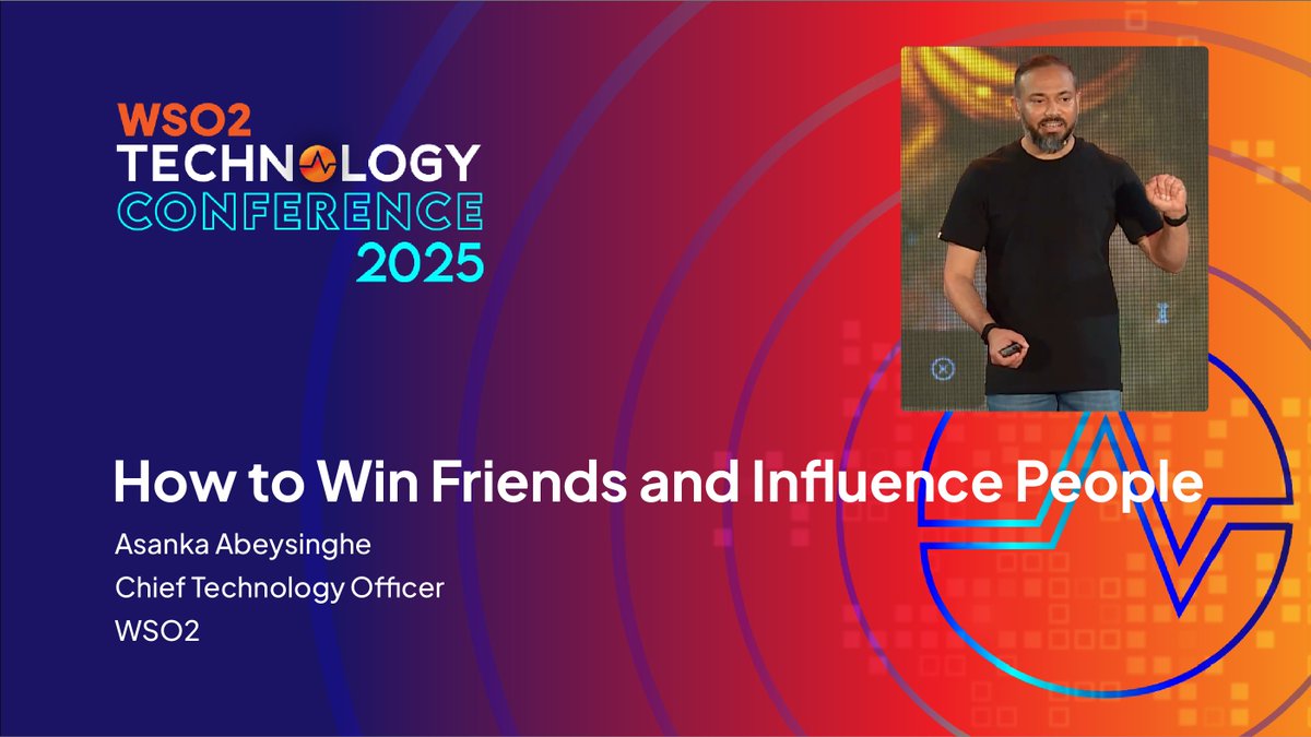 WSO2 (@wso2) on Twitter photo Become a brand ambassador for yourself. <a href="/asankama/">Asanka Abeysinghe</a>'s talk at WSO2 Technology Conference 2025 reveals how to cultivate a strong personal brand.
👉youtu.be/Ythk5ONjPfw?fe… Become a brand ambassador for yourself. <a href="/asankama/">Asanka Abeysinghe</a>'s talk at WSO2 Technology Conference 2025 reveals how to cultivate a strong personal brand.
👉youtu.be/Ythk5ONjPfw?fe…