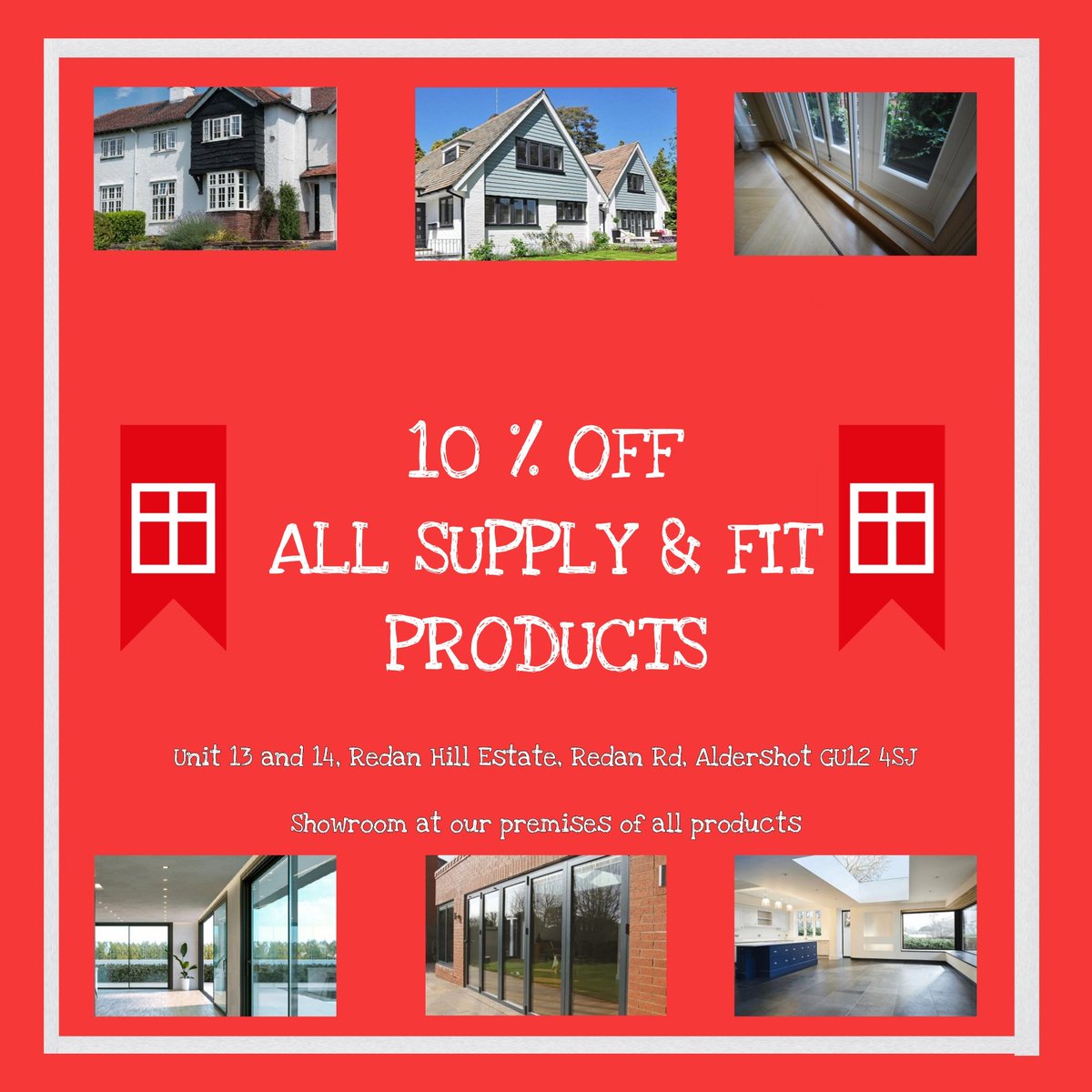 FletchFabricate's tweet photo. ❗️SPECIAL OFFER❗️
10% off supply & fit products when you see the offer from social media!
+ FREE LOCAL SURVEY
Products below 👇
Aluminium products
Bi Folds
Patio Doors
Windows
Flat roof lights
Secondary glazing
UPVC Windows and Doors
Contact info in Bio!
#seasonmaster https://t.co/a9yct4J3nr