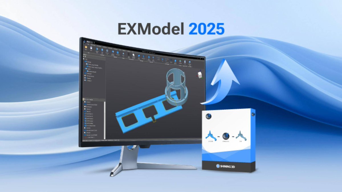 Shining3D's tweet image. 🚀 EXModel 2025 is Here! 🚀

Enjoy 2.5x faster processing and powerful new tools to streamline your workflow.

📥 Get a free 30-day trial! 👉hubs.ly/Q035WS2N0
Learn more about this update: hubs.ly/Q035WRWv0

#EXModel #SHINING3D #EXModel2025