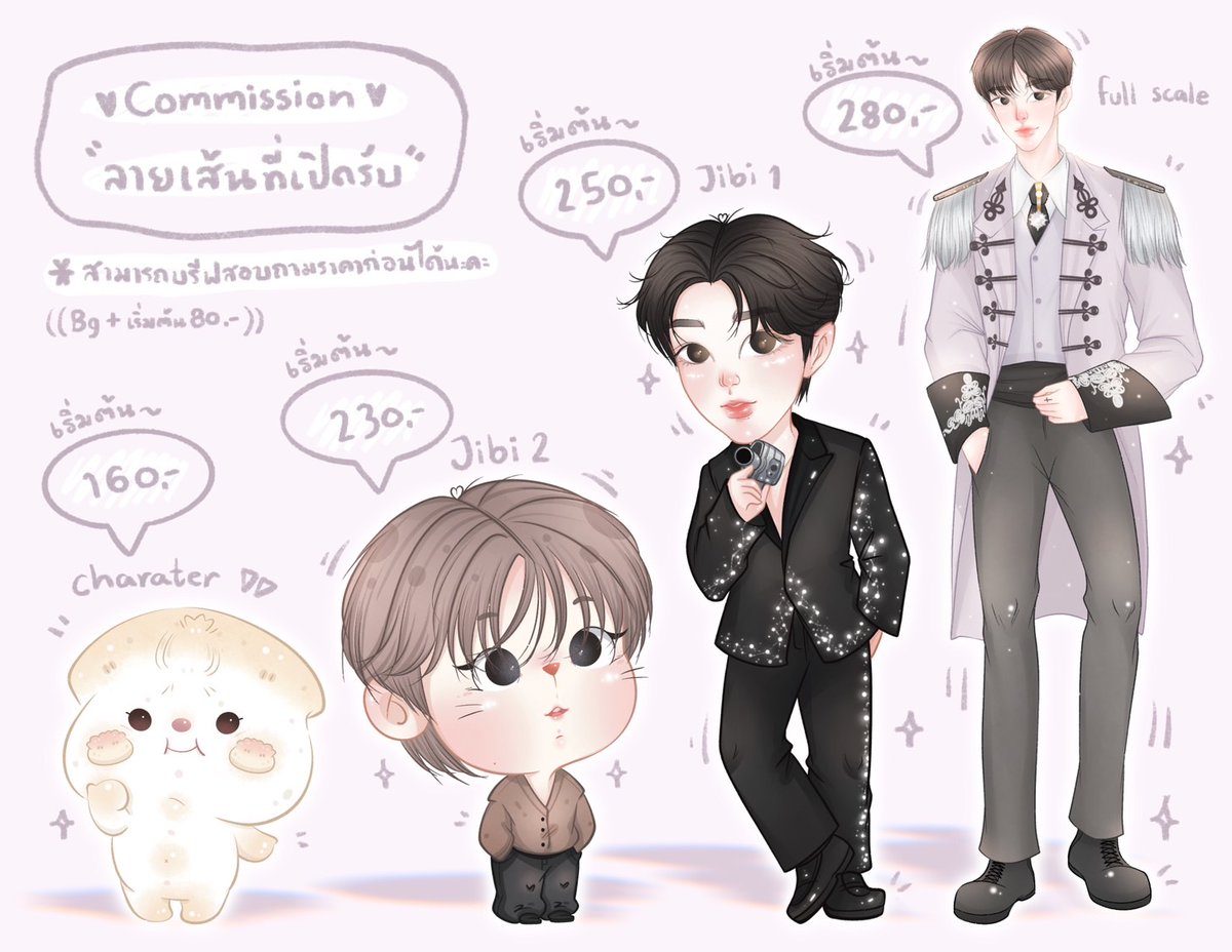 nowgnuL's tweet image. 🫧✨Pls rt🎀✨
🤍🫧✨มาแล้วค่า~เปิดรับ Commission ☺️🤍🫧
🫶🏻รายละเอียดด้านล่างเลย~ 

งานใช้เวลาประมาณ 7-10 วันนะคะ(อาจจะเร็วกว่านี้นิดหน่อยค่ะ แล้วแต่ดีเทลงาน🥺) 

❤️ขออนุญาตไม่รับงานเร่งนะคะ
สนใจสอบถามเพิ่มเติมใน dmได้เลยค่ะ☺️🤍
#Commission #commissionsopen #commissionTH