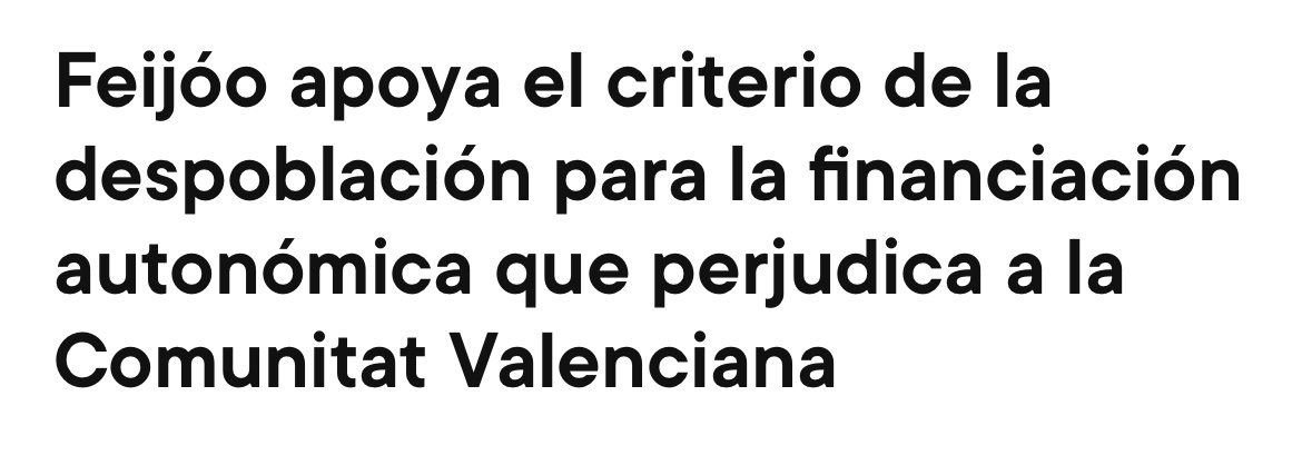 El PP ens vol condemnar a seguir en la cua del finançament. Pitjor sanitat, pitjor educació…

Ens veuen com ciutadania de segona.
levante-emv.com/comunitat-vale…