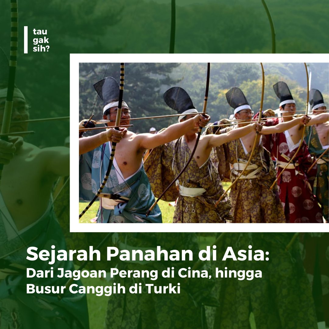 Ina_Archery's tweet photo. #taugaksih? Sejarah panahan di Asia tidak kalah seru dengan perkembangan di kawasan Barat. Bahkan teknologi panah di Turki saat itu sudah canggih sekali, bisa melesat hingga sekitar 800 meter!

#panahanindonesia #panahan #perpani #sejarahpanahan #panahandunia #taugaksih https://t.co/ZIN2eadQRz