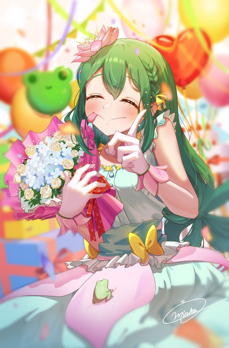 梅雨ちゃんお誕生日おめでとう！！ #ヒロアカ #heroaca_a #蛙吹梅雨