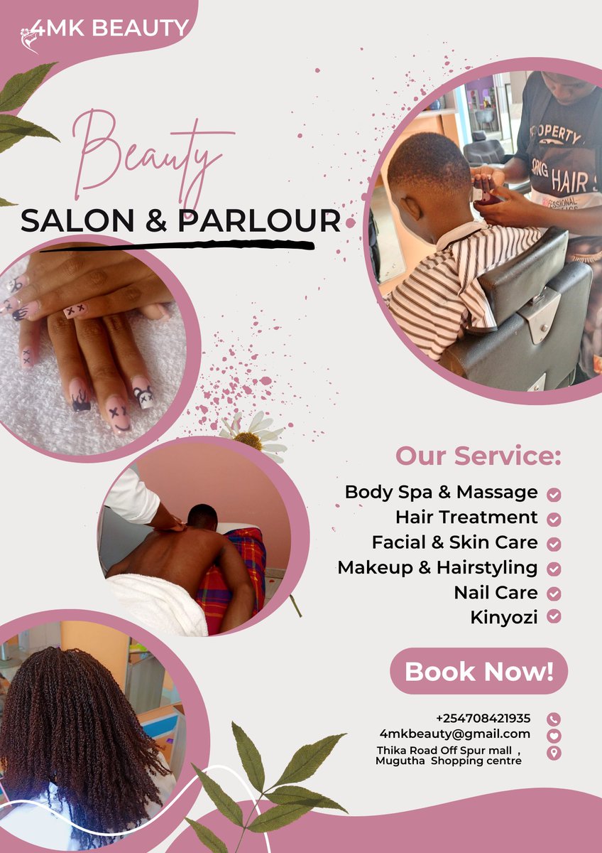 4mkBeauty's tweet photo. Step into Valentine’s week with love &amp; confidence! 💖✨ At 4MK Beauty, we’ve got you covered—from stunning hair &amp; nails to relaxing massages, flawless waxing &amp; sharp Kinyozi cuts. Walk in, glow out! 💇‍♂️💅 #4MKBeauty #valentines #monday #beauty #Murera #mugutha #salon #barber https://t.co/yHwsSf76Yp