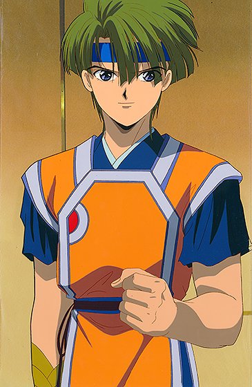Today's anime #mcm is Suboshi from #FushigiYugi. Amiboshi's younger twin brother uses a meteor hammer instead of a flute. Though he shows a soft side to Yui, he also has a sadistic side as he took out Tamahome's family. 🥂

#VintageAnime #StudioPierrot #MediaBlasters #Kanpai