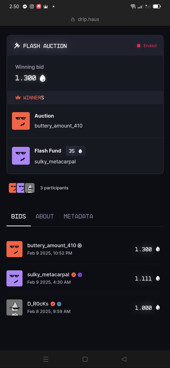 FreemanPunks's tweet photo. Congratulations for Auction Winner https://t.co/It8uCWwGcL