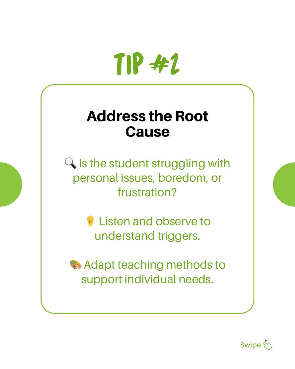 BouncingStats's tweet photo. 🚸 Struggling with challenging behaviour in the classroom?

Swipe through for 3 effective tips to handle tricky situations with confidence! ✨

📩 Contact us for mentoring services!

#PositiveTeaching #StudentSuccess #TeachingStrategies #TeacherSupport #Bouncingstatistics https://t.co/uHcpjPHiBw
