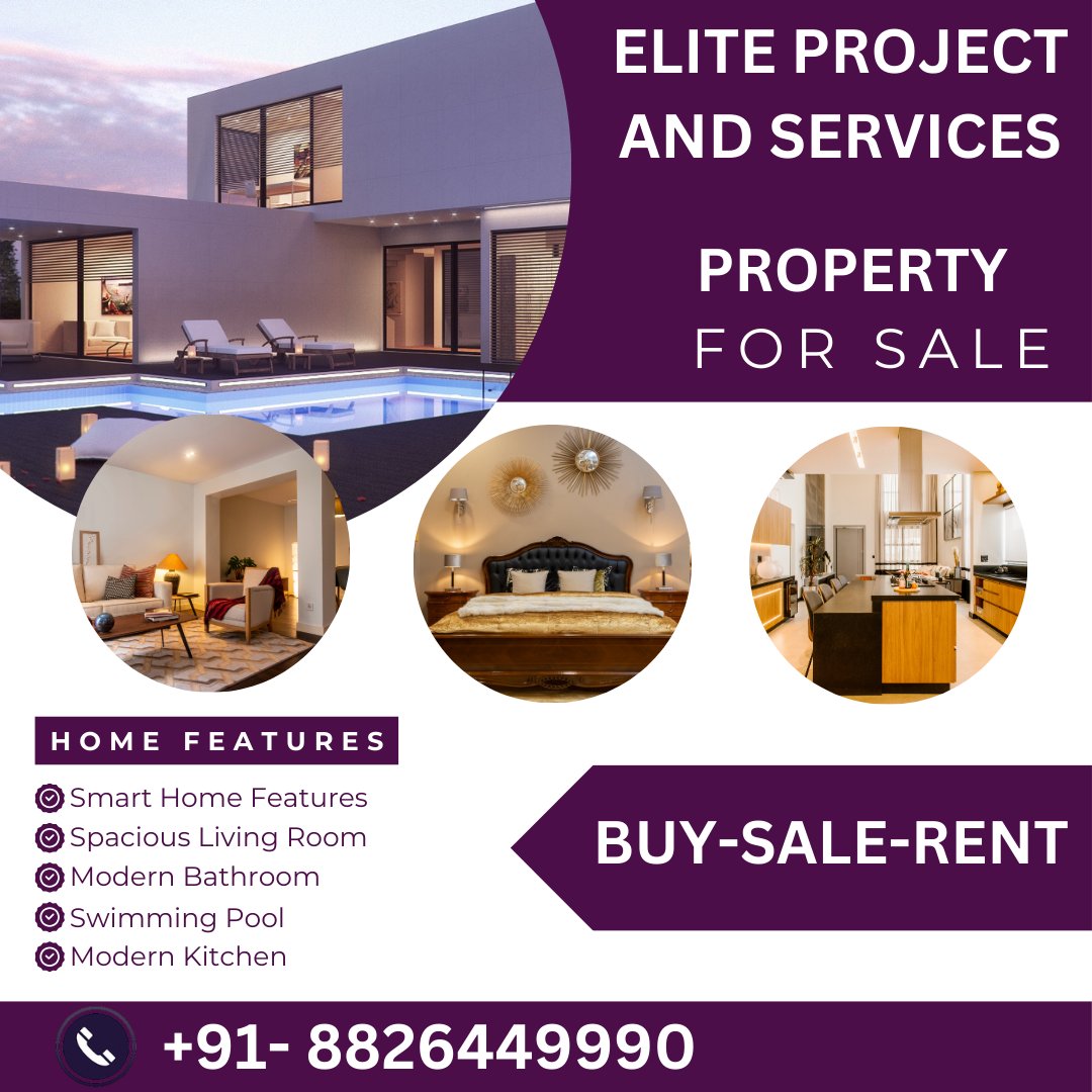 Eliteproject_'s tweet image. Elite Project and Services specializes in the sale, purchase, and rental of flats, offering comprehensive property solutions for 1BHK, 2BHK, and 3BHK units. We also excel in property restoration, renovation, and custom interiors.

#FlatForSale
#FlatForRent
#PropertyDeals