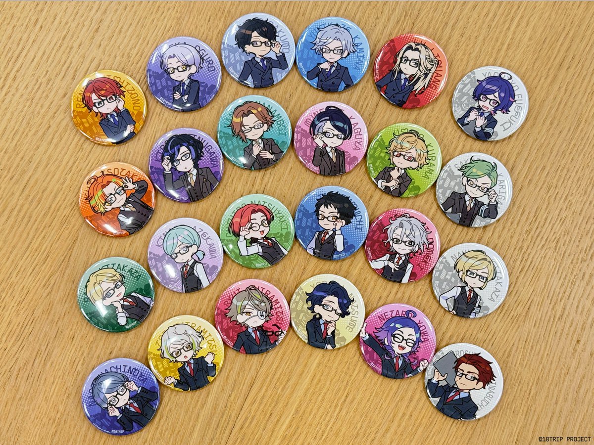 エイトリ 全体会議 18is 來人 缶バッジ 👓HAMAツアーズ全体会議👓 18TRIP presents “HAMAツアーズ全体会議