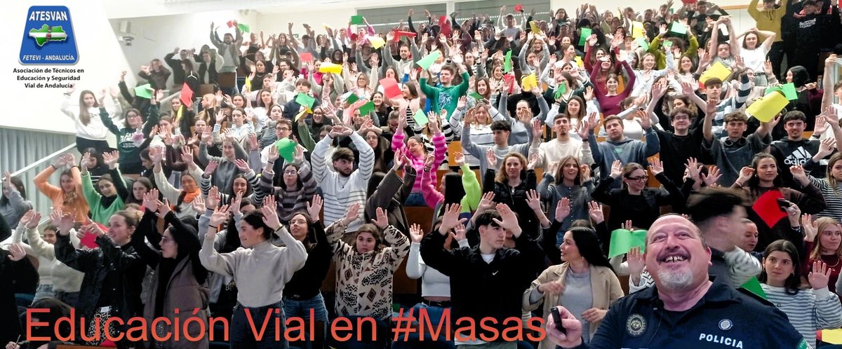 ATESVAN1's tweet photo. Atesvan firma un convenio de colaboración con la #UniversidadSevilla que pretende ser el marco de  transferencia de aprendizaje entre Facultad y Profesionales. Más de 500 futuros docentes conocieron la Visión Holística de la  Educación Vial en #MASAS creada por @PoliciaPriego https://t.co/TMLzfGzc5a