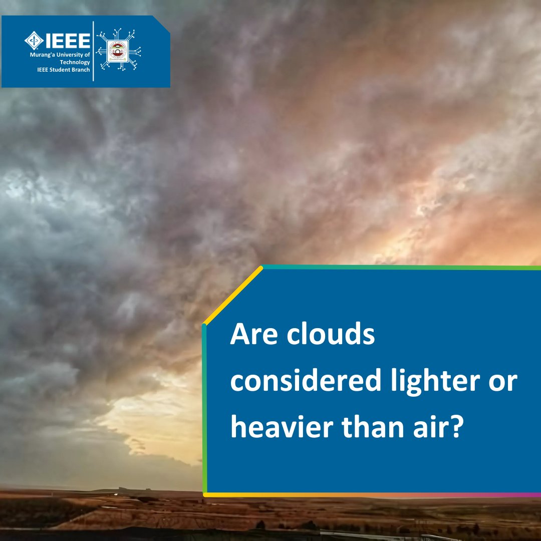 Did you know?
Clouds can weigh about 100 to 200 elephants each (1000t), but appear light since they float on air, like the simple clouds you see on a sunny day 

Why do you think clouds still stay afloat while still this heavy?
#knowledgeispower #factsyoudidntknow #DidYouKnow