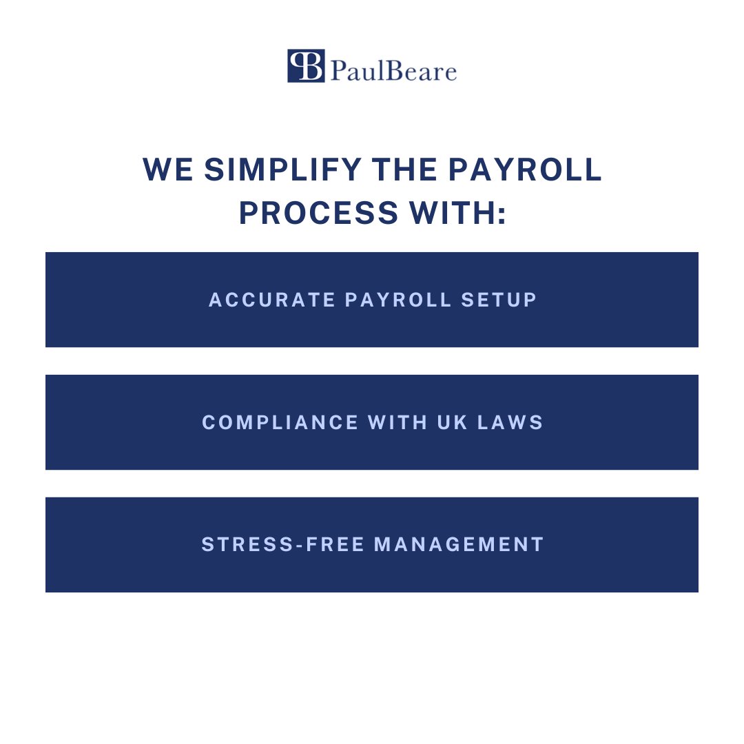 Payroll regulations in the UK can be tricky for overseas businesses. 

Let us take payroll off your plate. Get in touch to find out how we can support your business by 📞 +44 (0)2071838786 or 📧 info@paulbeare.com

#payrollmadeeasy #ukpayrollsupport #overseasbusinesses