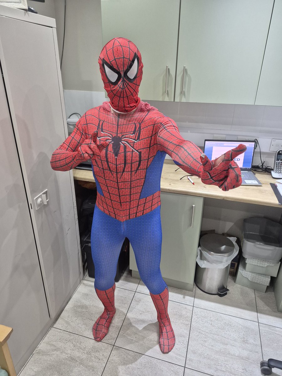 Today I shall be mostly..

SPIDERMAN

<a href="/walkingsbrill/">walkingsbrilliant</a> <a href="/ProstateUK/">Prostate Cancer UK</a>