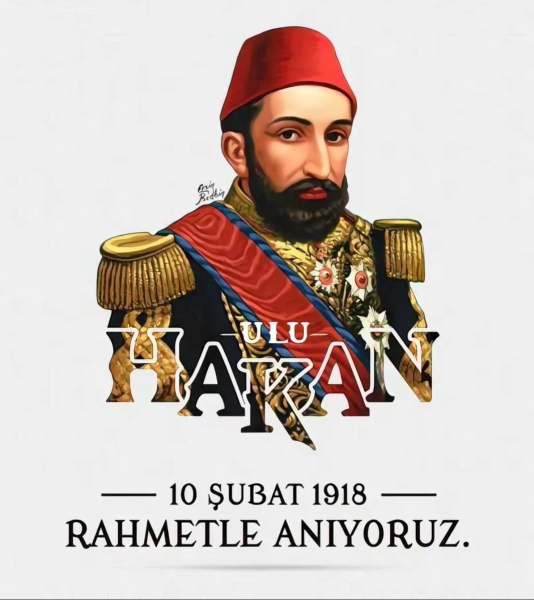 HanlSelahattin's tweet photo. Ulu Hakan Sultan II. Abdülhamid Han'ı vefatının sene-i devriyesinde rahmet, minnet ve dualarla anıyoruz. Devlet-i Aliyye'yi büyük bir feraset ve dirayetle yöneten bu büyük devlet adamının hatırası, milletimizin gönlünde yaşamaya devam edecektir. https://t.co/5xCoAtJjlF