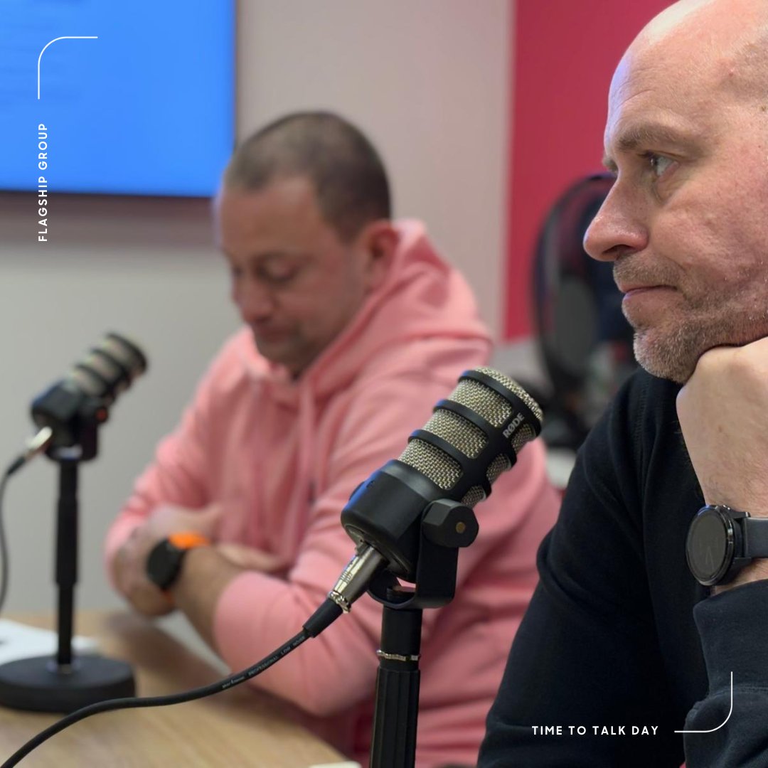 🎙️💬 To mark #TimeToTalk Day on 6 February, we held an internal podcast to have an open &amp; honest conversation about #MentalHealth at work, including the importance of being able to easily talk about this in the workplace. Thanks to host Sam and guests Sophie, Richard and Martin!