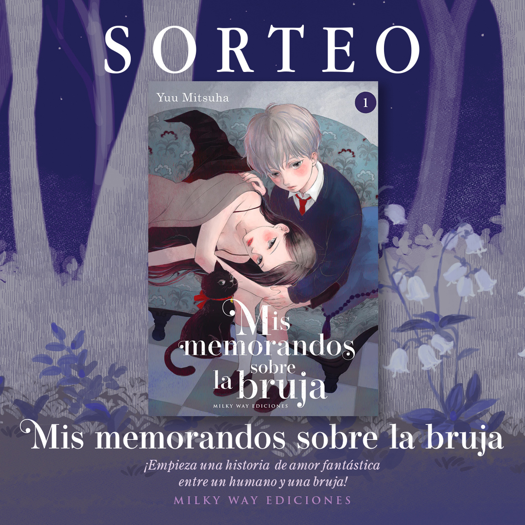 💘 ¡Sorteo especial de San Valentín! 💘

Este 14 de febrero, enamórate de una historia mágica. Sorteamos 3 ejemplares de Mis memorandos sobre la bruja 1 para que vivas un San Valentín inolvidable.

¿Cómo participar?
💞 Sigue a <a href="/mwediciones/">Milky Way Ediciones</a>
💞 Haz RT a esta entrada
💞 Menciona a