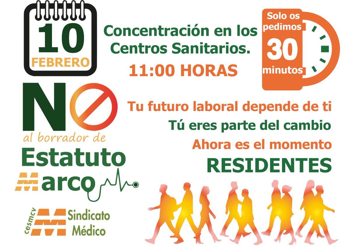 CESM_CV's tweet photo. Compañer@s ha llegado el día contamos con cada uno de vosotr@s‼️
10 de Febrero.
11 :00 horas .
En la puerta de tu centro de trabajo ✅
@cesm_sindicatos @NoAnteProyecto
#cesmcv #sindicatomedico #somosmedicos https://t.co/0AGzyS290X