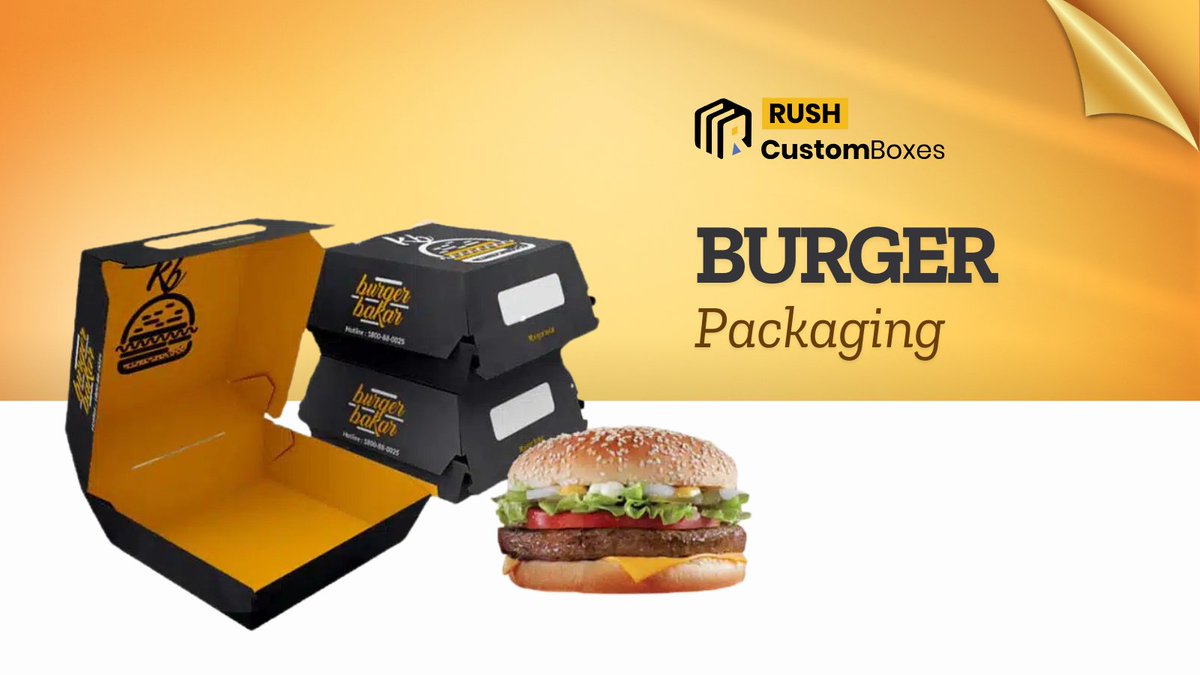 Rushcustomboxuk's tweet image. Your burger packaging matters! It keeps food fresh, prevents leaks, and boosts branding. Heat-locking, custom-printed, and eco-friendly burger boxes improve presentation and customer experience. Is yours up to the mark?
#BurgerPackaging #CustomBoxesUK #FoodBoxes #ProductPackaging