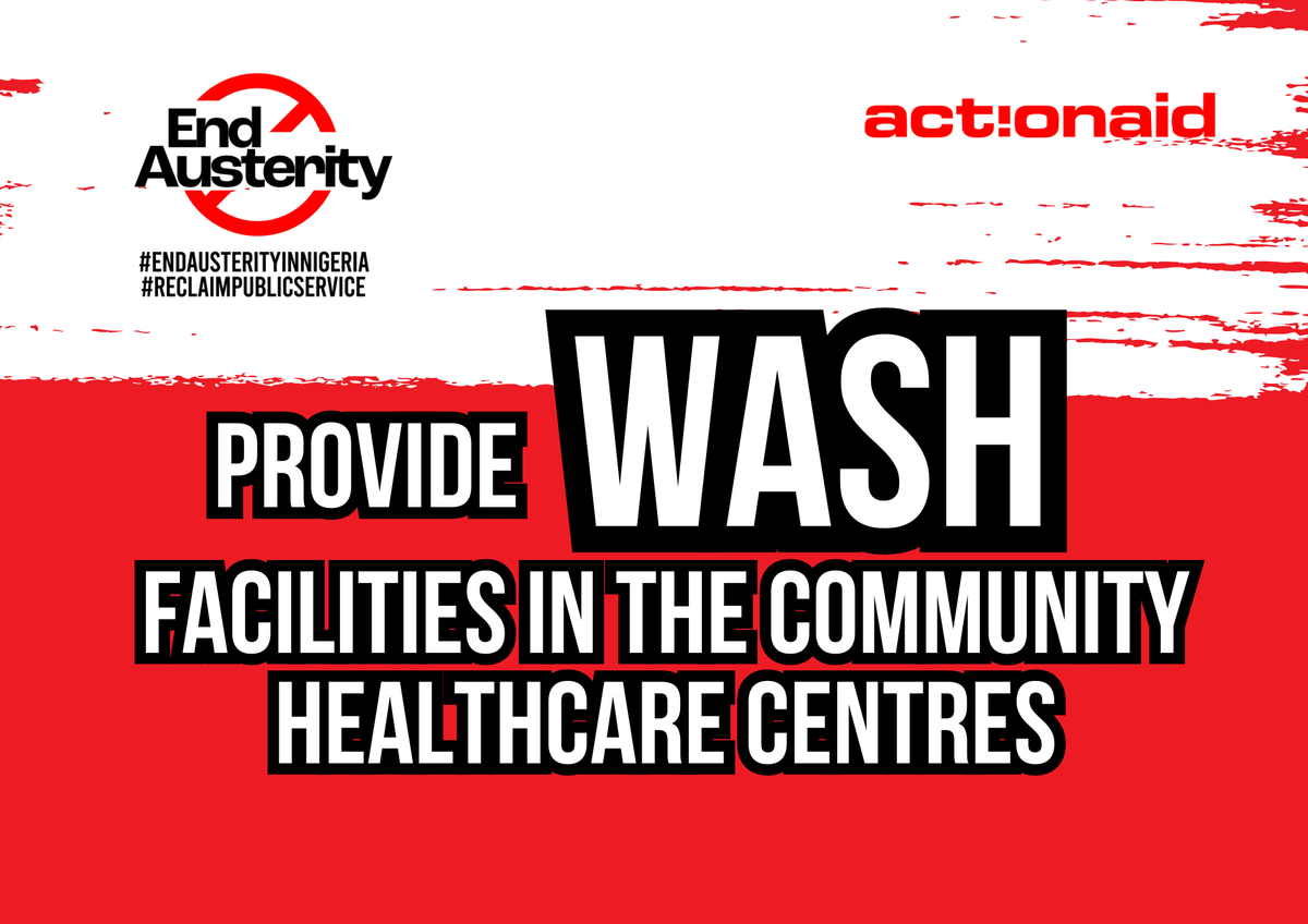 ActionAidNG's tweet photo. #EndAusterityInNigeria
#ReclaimPublicService
#MakeOurHealthSystemWork https://t.co/zpOYT2tNKU