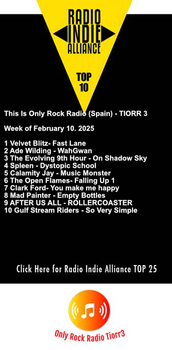 www.onlyrockradio.com (@only_rock_radio) on Twitter photo TIORR 3
Number 1: Velvet Blitz @VelvetBlitz with the song titled: Fast Lane.
Number 2: Ade Wilding <a href="/ade_w17/">Ade Wilding 🎶 - "Lost For Words" Album Out Now.</a> with the song titled: WahGwan.
Number 3: The Evolving 9th Hour <a href="/Simonvic70gp/">The Evolving 9th Hour</a> with the song titled: On Shadow Sky.
Number 4: Spleen <a href="/kick_doors/">Kick Down The Doors PR</a> with the song titled: TIORR 3
Number 1: Velvet Blitz @VelvetBlitz with the song titled: Fast Lane.
Number 2: Ade Wilding <a href="/ade_w17/">Ade Wilding 🎶 - "Lost For Words" Album Out Now.</a> with the song titled: WahGwan.
Number 3: The Evolving 9th Hour <a href="/Simonvic70gp/">The Evolving 9th Hour</a> with the song titled: On Shadow Sky.
Number 4: Spleen <a href="/kick_doors/">Kick Down The Doors PR</a> with the song titled: