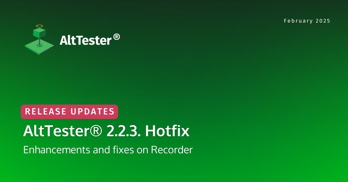 AltTester® tweet media