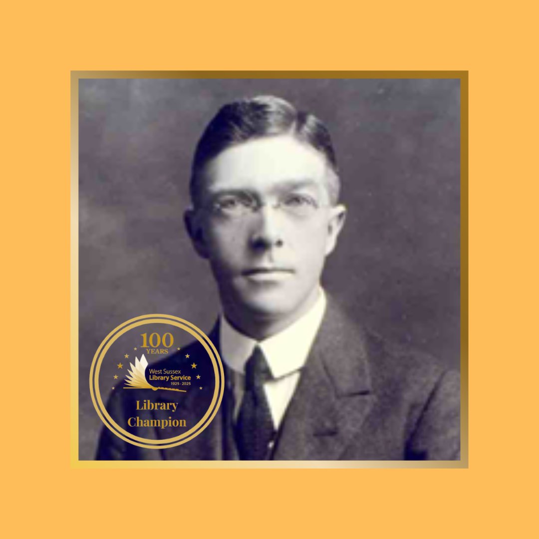 Henry Twort, the very first County #Librarian, started as the only employed librarian in 1925. He liaised with around 100 parishes to enrol local communities to the new service. His work set the foundation for our service today! A true #LibraryChamption😍📚 #westsussexlibraries