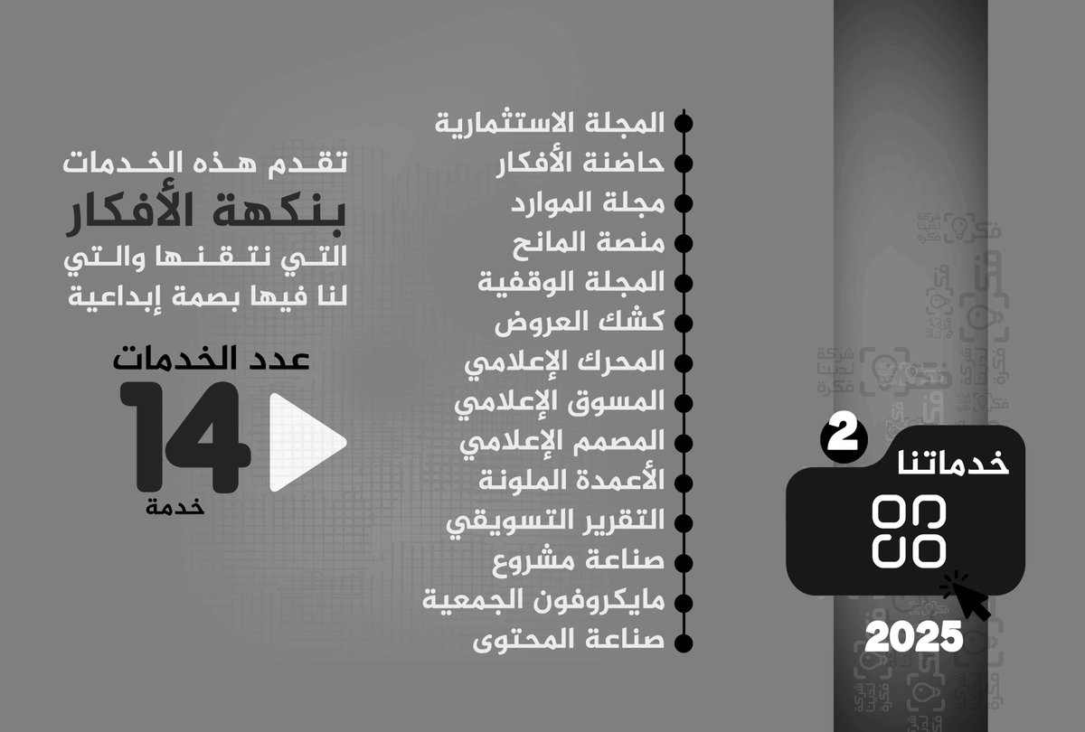 شركة لدينا فكرة بمكة المكرمة
● للتواصل  wa.me/966559684660
#القطاع_غير_الربحي
#القطاع_الخاص
#ق3
#كشك_العروض
#جمعيات
#الجمعيات_الخيرية