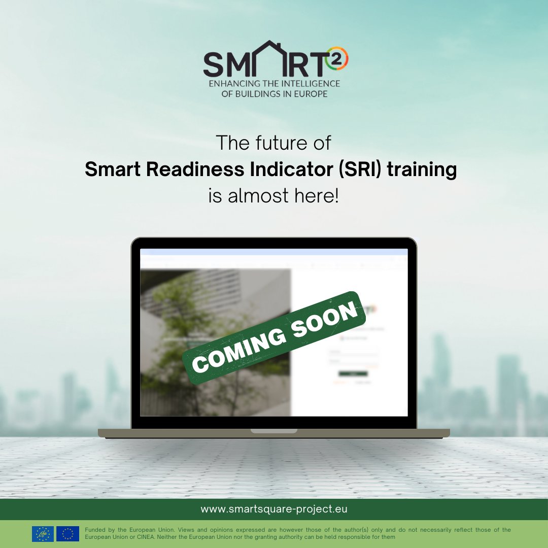 🚀Something big is coming! 🚀
The future of Smart Readiness Indicator (#SRI) training is almost here!

Gain the knowledge &amp; skills needed and get ready to transform the way you assess and improve the SRI!

Stay tuned!

#SmartReadinessIndicator #SmartBuildings #SmartTools