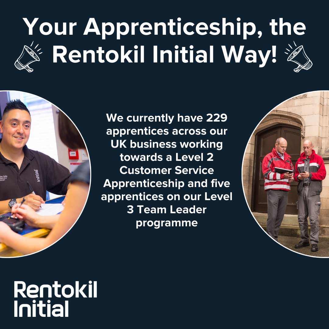 It's National Apprenticeship Week! At Rentokil Initial, we provide apprenticeship opportunities to our colleagues all across the UK. #NAW2025
Discover more about our roles here: rentokil-initial.pulse.ly/ptqqgtoauv