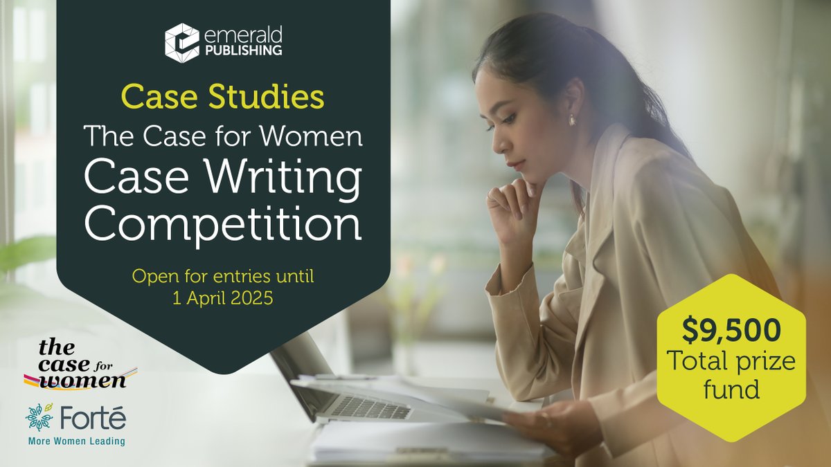 Only 11% of award-winning case papers feature female protagonists. Help us redress the balance by entering The Case for Women case writing competition and shine a light on female leadership in business.

Find out more 👉 bit.ly/4huasvr

#casewriting #casestudies
