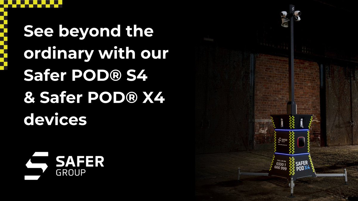 SaferGroup_'s tweet image. See Beyond the Ordinary! 👀

Our award winning Safer POD® S4 &amp;amp; Safer POD® X4 systems provide visuals of hidden threats, even in total darkness or extreme weather. No blind spots, just 24/7/365 vigilant security.

For more ➡️ ow.ly/E8sj50UR2kj

#SiteSecurity #SaferPOD