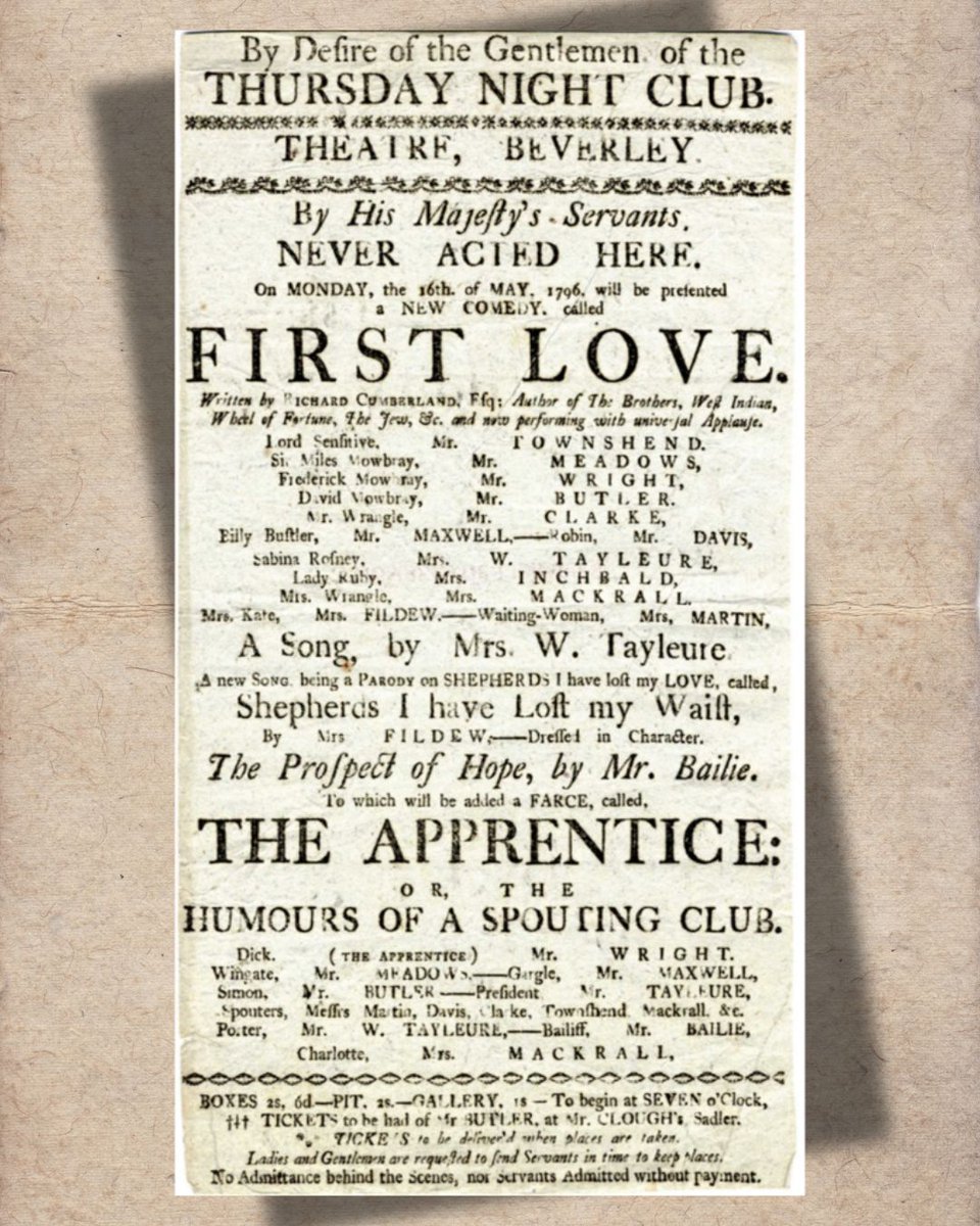 East Riding Archives (@erarchives) on Twitter photo Romance was a popular genre for the Beverley Theatre where entertainments both renowned and lesser-known were staged. Plays such as βFirst Loveβ would have made a perfect evening out in 1796 β€οΈ
π DDX1347/2, 1796
#ExploreYourArchive #EYALove <a href="/explorearchives/">Explore Your Archive</a> Romance was a popular genre for the Beverley Theatre where entertainments both renowned and lesser-known were staged. Plays such as βFirst Loveβ would have made a perfect evening out in 1796 β€οΈ
π DDX1347/2, 1796
#ExploreYourArchive #EYALove <a href="/explorearchives/">Explore Your Archive</a>