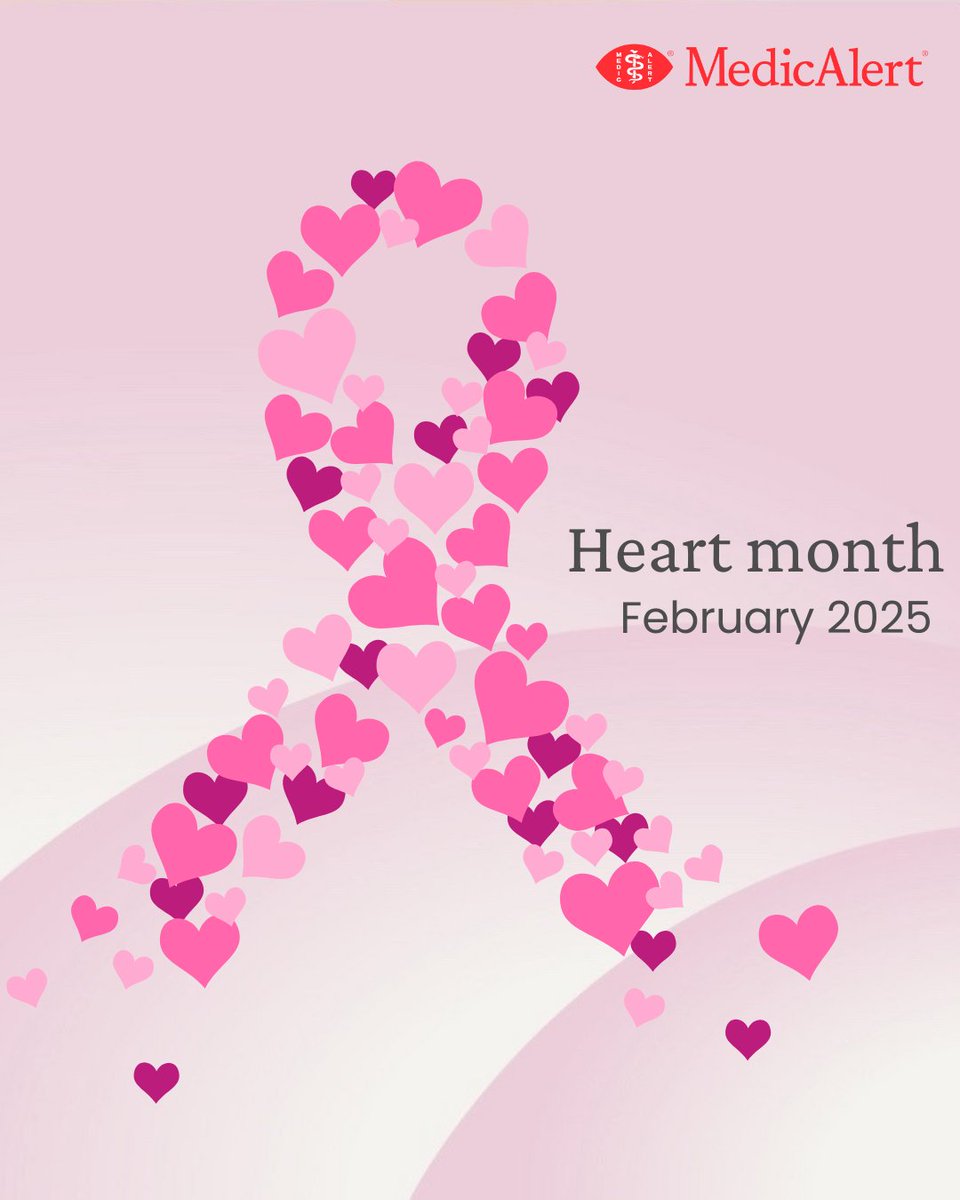 MedicAlertUK's tweet photo. 💖 February is Heart Month 💖
Your heart deserves the best care – and so do you. With a MedicAlert ID, you can have peace of mind knowing that vital information is always accessible in an emergency.
Make every beat count with #MedicAlertUK this #HeartMonth! https://t.co/2Zqmo8WXLP