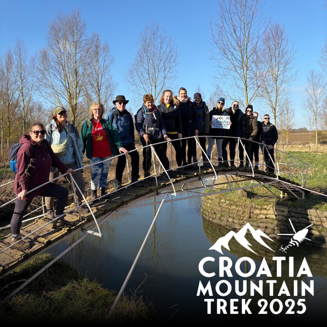 Our incredible trekkers taking part in the Croatia Mountain Trek April 2025 have officially started their training with a 10 mile walk🚶‍♂️

This is just the beginning of their adventure, and we can’t wait to see their progress and fundraising efforts.

#CroatiaTrek2025
