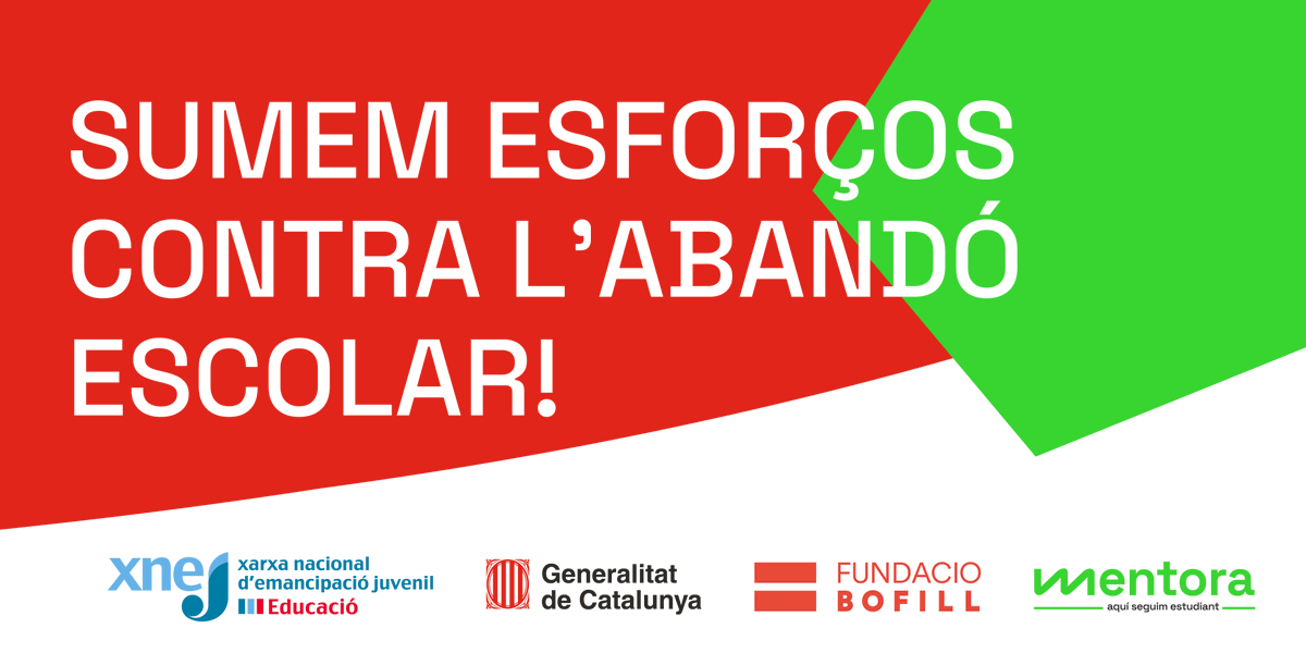 @Joventutcat i <a href="/FundacioBofill/">Fundació Bofill</a> signem un conveni de col·laboració per sumar esforços en la lluita contra l’abandó escolar a través de la mentoria.

S’inicia així un projecte pilot per vincular equipaments de la @Xarxa_XNEJ amb Mentora.cat

#MentoraTuTambé