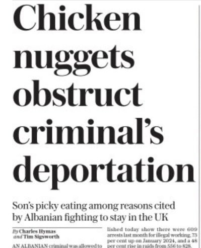 Unbelievable. 

We need to leave the ECHR. 

A word of warning to those who’ve said they’re against our quitting the ECHR: leaving is the right policy and has been for years. 

The longer the Conservatives wait before we inevitably make it our policy, the more untrustworthy the