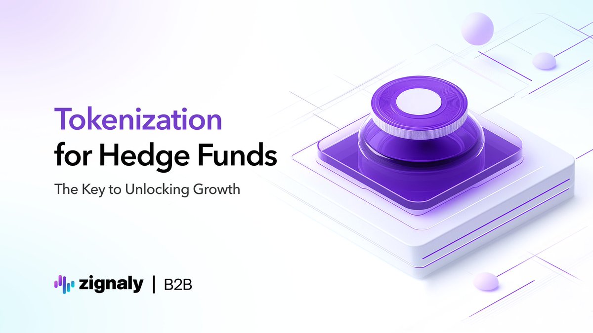 zignaly's tweet image. 🪙 Tokenization is redefining asset management by converting real-world assets - stocks, real estate, or commodities into digital tokens on a blockchain. Unlocking liquidity, transparency, and accessibility. 

This means fractionalized investments for hedge funds, making…