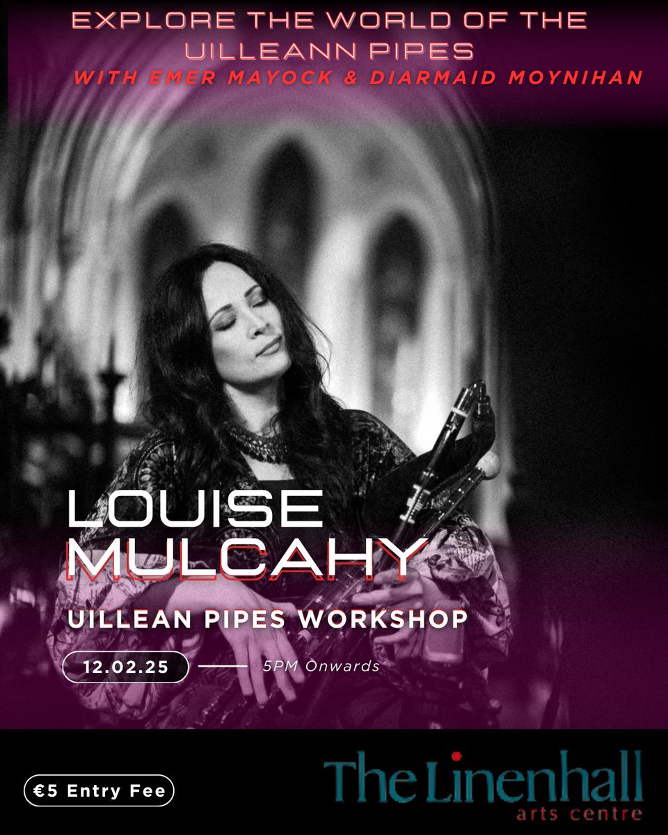 MusicGeneration Mayo (@musicgenmayo) on Twitter photo Come and explore the world of the Uilleann Pipes with Louise Mulcahy, Emer Mayock & Diarmaid Moynihan this Wednesday from 5pm in the <a href="/LinenhallMayo/">Linenhall Arts Centre</a> Come and explore the world of the Uilleann Pipes with Louise Mulcahy, Emer Mayock & Diarmaid Moynihan this Wednesday from 5pm in the <a href="/LinenhallMayo/">Linenhall Arts Centre</a>