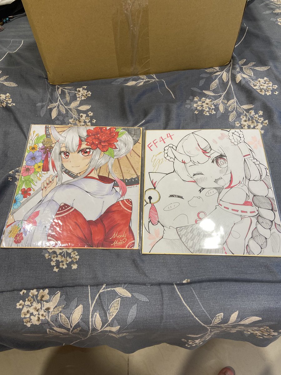 kanon456789's tweet photo. 今年還有有買到大小姐的簽繪，非常開心 https://t.co/QpwjnOYk5N