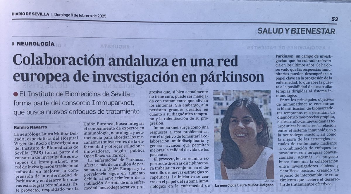 NeurologiaAndalucia (@neurologia_and) on Twitter photo Enhorabuena a la Dra. Laura Muñoz, y gracias a <a href="/soyrami/">Ramiro Navarro</a> y por extensión a <a href="/grupojoly/">Grupo Joly</a> por dar voz a los investigadores andaluces. Y a la investigación en #Neurología en particular. Enhorabuena a la Dra. Laura Muñoz, y gracias a <a href="/soyrami/">Ramiro Navarro</a> y por extensión a <a href="/grupojoly/">Grupo Joly</a> por dar voz a los investigadores andaluces. Y a la investigación en #Neurología en particular.