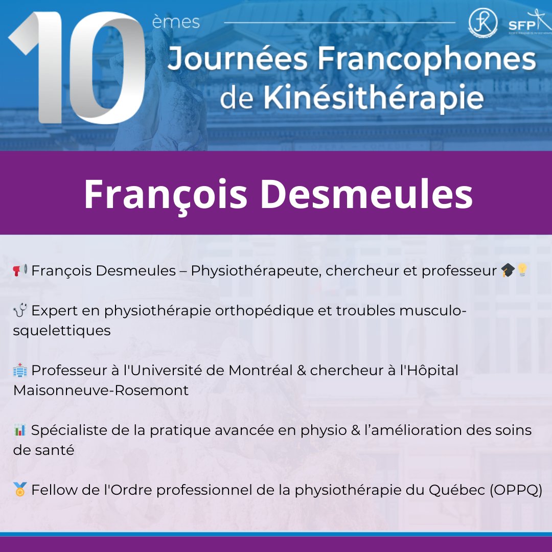 📢 OMT-France aux JFK 2025!

Ce post vous présente les intervenants qui représenteront OMT-France lors du congrès! 🎤💡