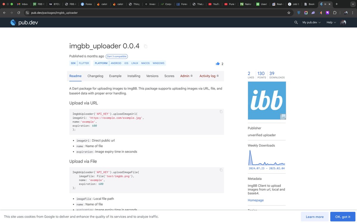 promise_amadi1's tweet photo. 🔹 ImgBB Uploader – A Flutter/Dart package for uploading images to ImgBB, supporting URL, file, and base64 uploads with solid error handling.  

📌 Try it out: https://t.co/gKaRu9McuG https://t.co/5ZfIatyg1v