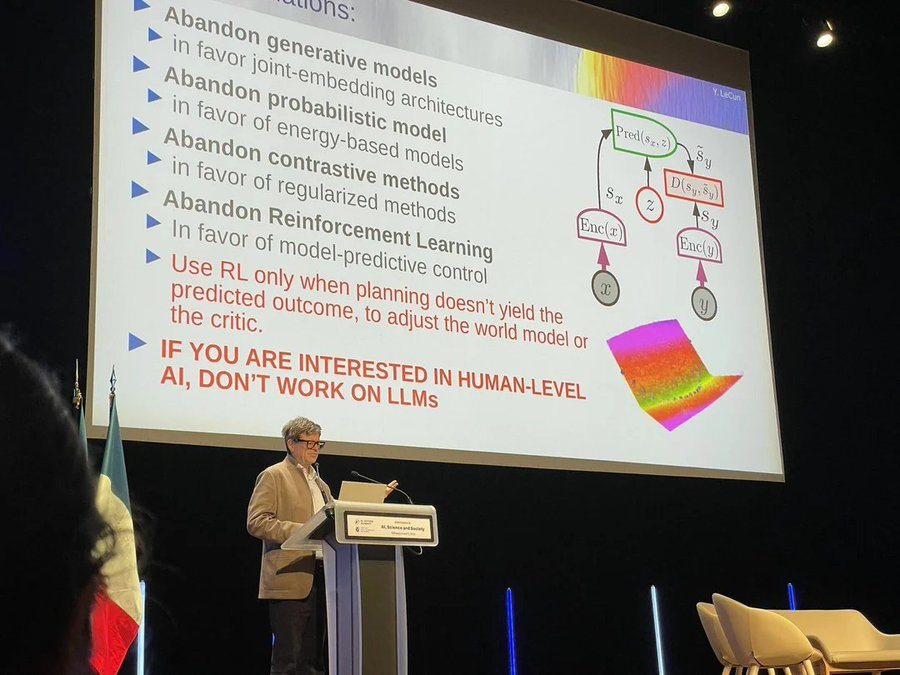 SamYu2024's tweet photo. Yann LeCun's  prediction on architectures that could lead to AGI: https://t.co/ADAzUeoByV